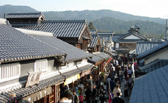 三重县景点：观光与购物的小街&middot;御荫横丁