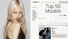 那些进入TOP50的中日韩超模