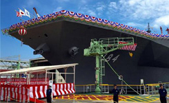 日本&ldquo;航母&rdquo;再下水