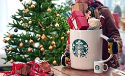 日星巴克推巨大马克杯